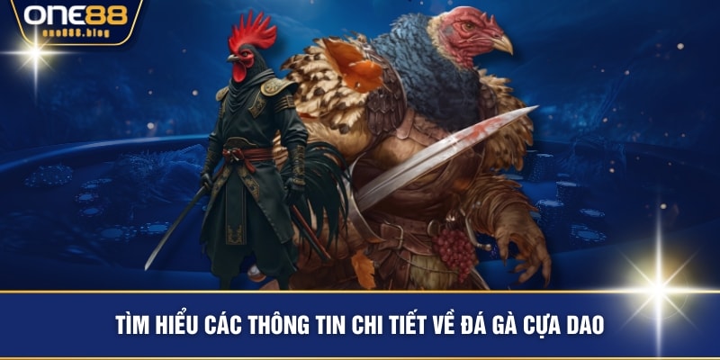 Tìm hiểu các thông tin chi tiết về đá gà cựa dao